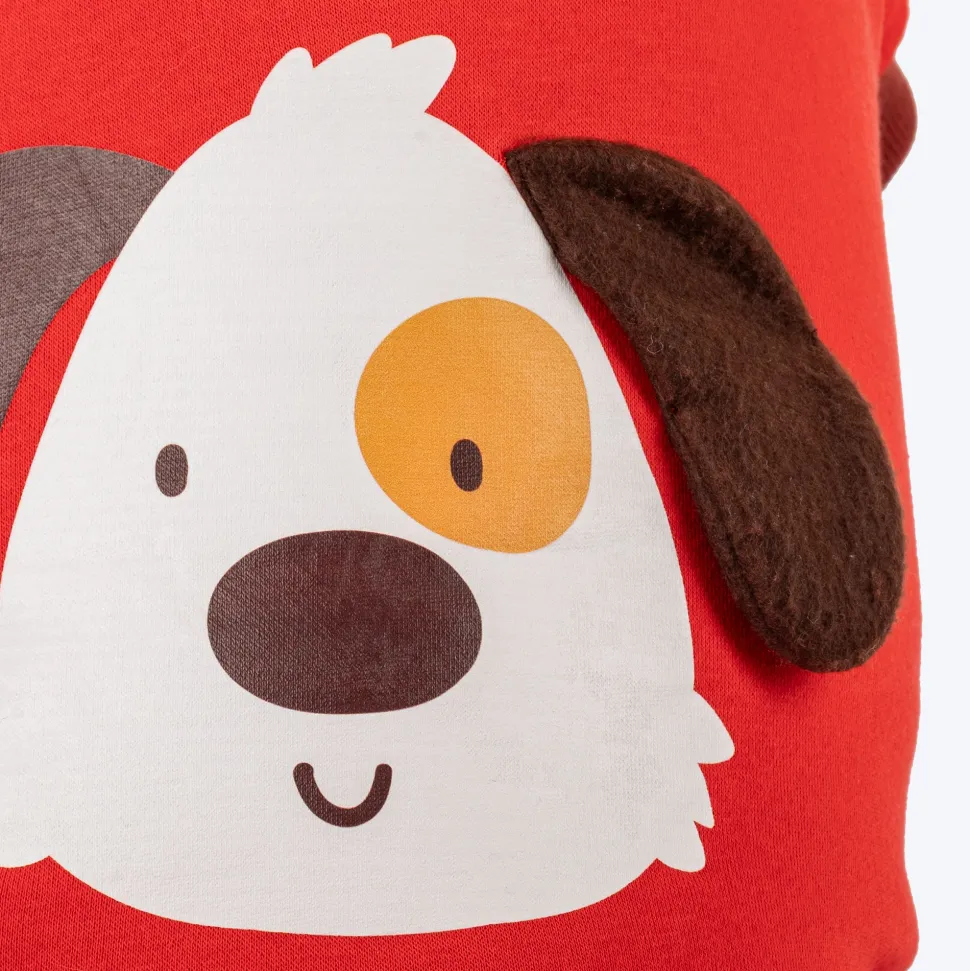 HUFT Woof Squad Sweatshirt For Dog - Red