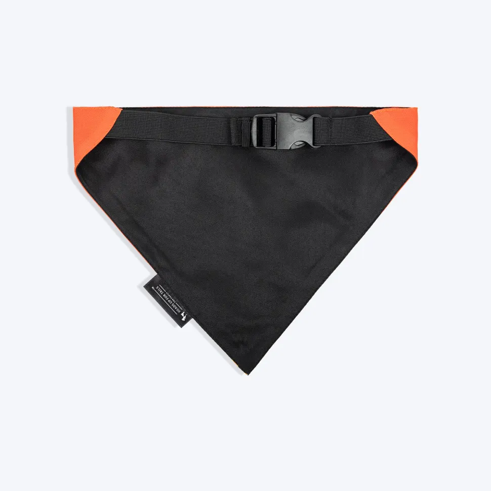 HUFT Aankhon Ka Tara Bandana For Dog - Orange