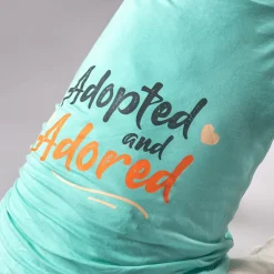 HUFT Adopted And Adored T-shirt For Dog - Light Blue