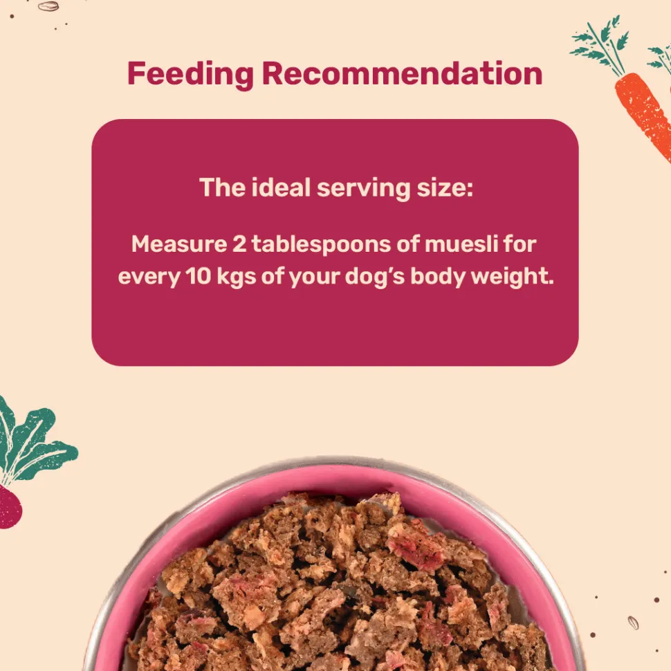 HUFT All Day Muesli with Chicken, Carrots and Beetroot Doggie Treats - 250 g