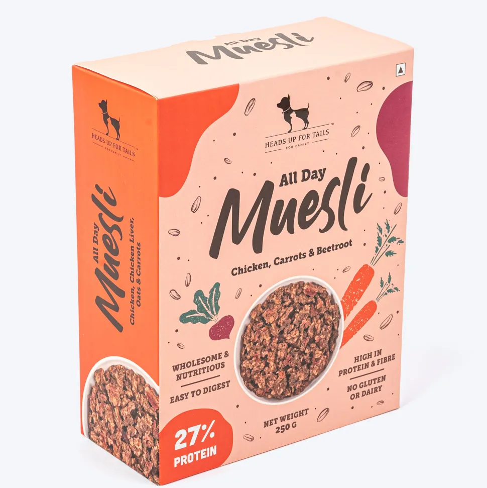 HUFT All Day Muesli with Chicken, Carrots and Beetroot Doggie Treats - 250 g