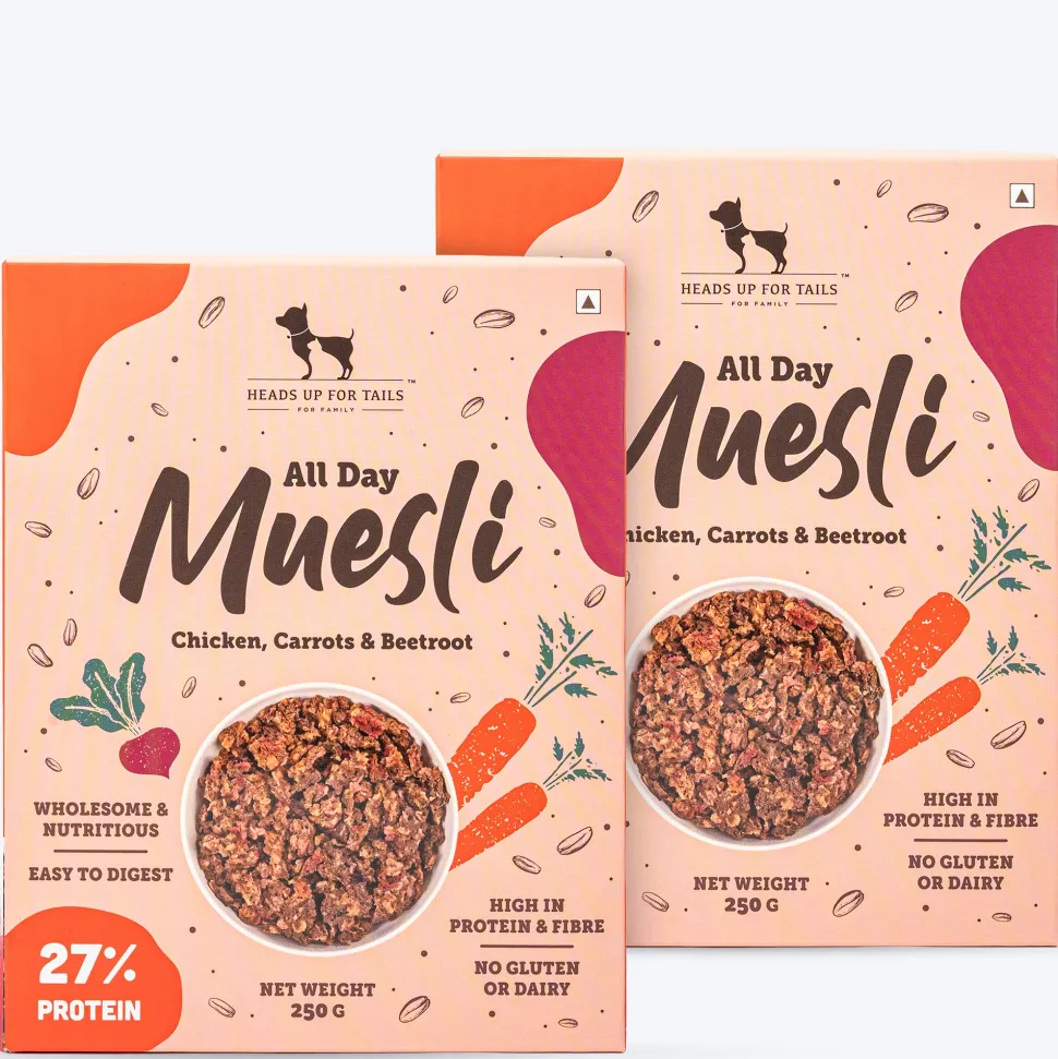 HUFT All Day Muesli with Chicken, Carrots and Beetroot Doggie Treats - 250 g