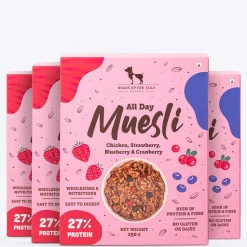 HUFT All Day Muesli with Strawberry, Blueberry and Cranberry Doggie Treats - 250 g