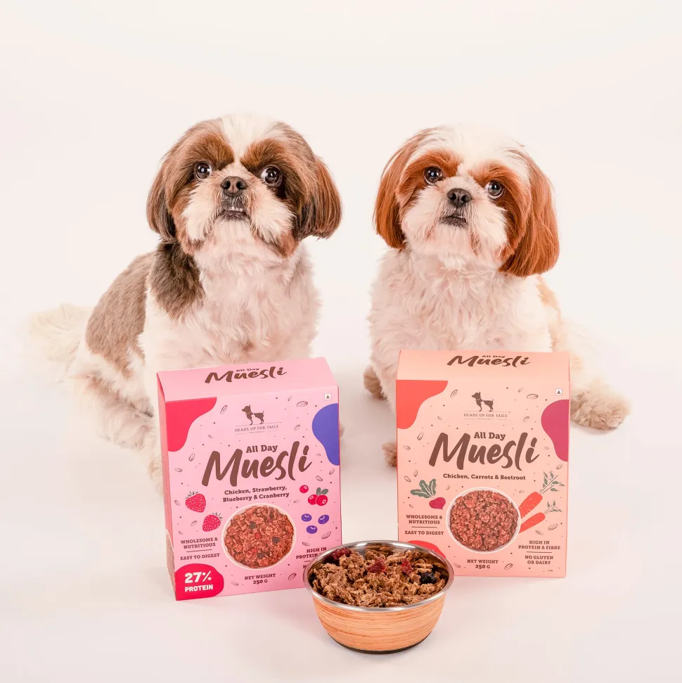 HUFT All Day Muesli with Strawberry, Blueberry and Cranberry Doggie Treats - 250 g