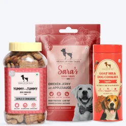 HUFT Apple Crunchies Treat Mix For Dogs - Combo