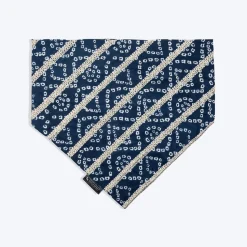 HUFT Bandhani Bandhan Knot Bandana For Dog - Indigo Blue