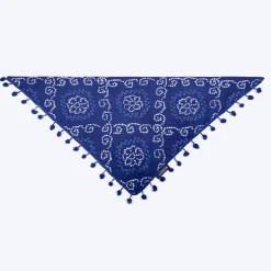 HUFT Bandhani Breeze Knot Bandana For Dog - Blue