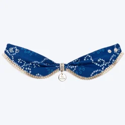 HUFT Bandhani Breeze Scarf For Dog & Cat - Blue