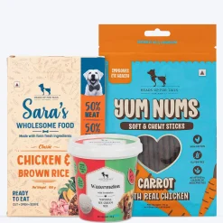 HUFT Bark Balanced Meal, Treat & Chill Combo For Dog