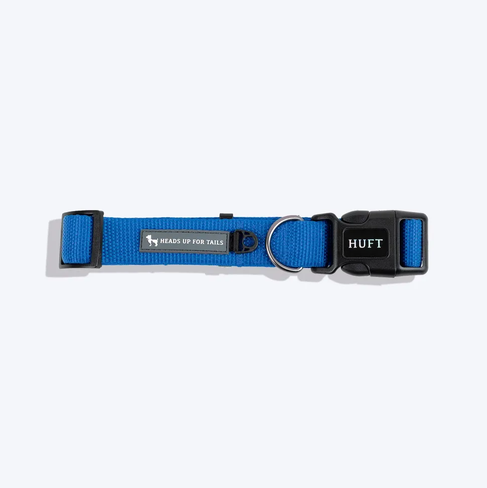 HUFT Basics Dog Collar - Cobalt Blue