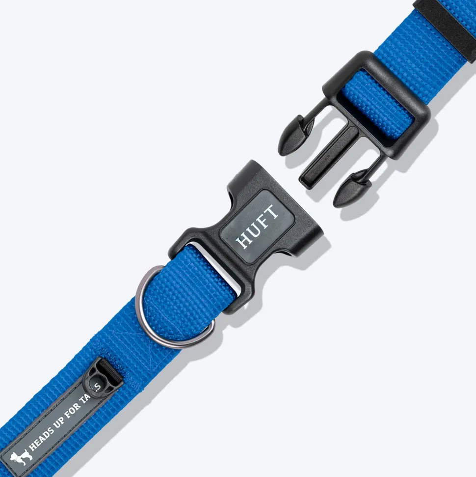 HUFT Basics Dog Collar - Cobalt Blue