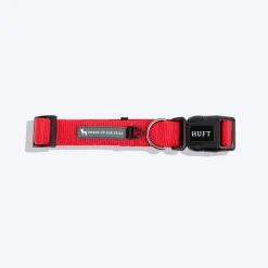 HUFT Basics Dog Collar - Crimson Red