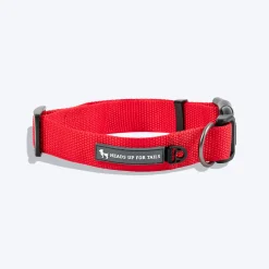 HUFT Basics Dog Collar - Crimson Red