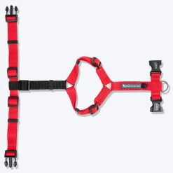 HUFT Basics Dog H-Harness - Crimson Red
