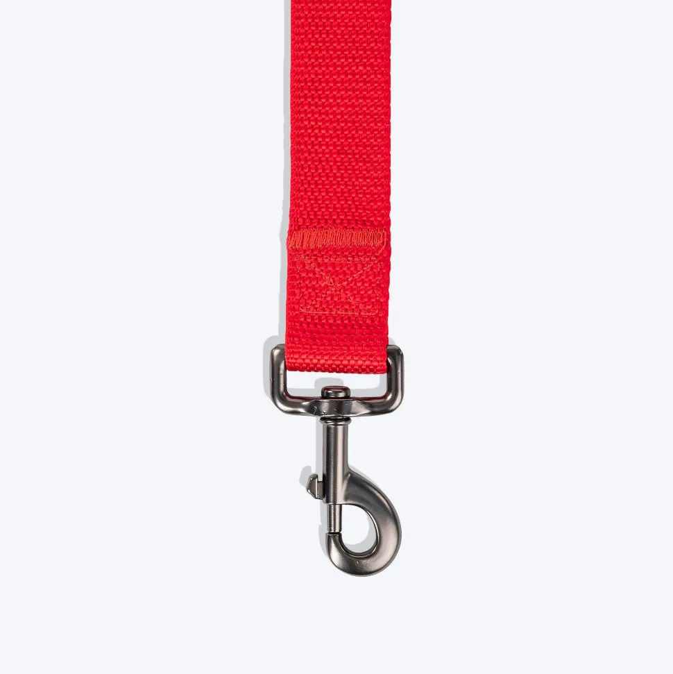 HUFT Basics Dog Leash - Crimson Red