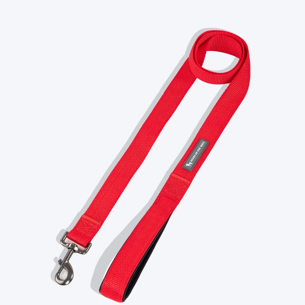 HUFT Basics Dog Leash - Crimson Red