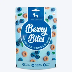 HUFT Berry Bites - Chicken & Blueberry Treats For Dogs - 140 g