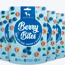 HUFT Berry Bites - Chicken & Blueberry Treats For Dogs - 140 g