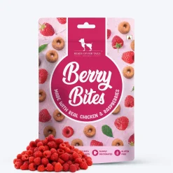 HUFT Berry Bites - Chicken & Raspberries Treats For Dogs - 140 g