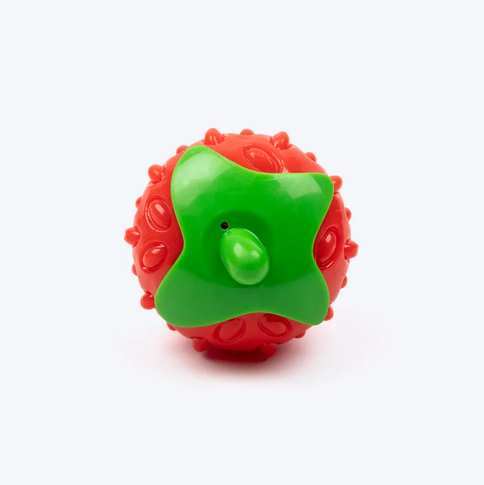 HUFT Berry Chomper Chew Toy For Dog - Red