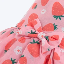 HUFT Berrylicious Printed Dress For Dog - Baby Pink