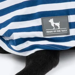 HUFT Best Dog Striped T-Shirt For Dog - Navy Blue & White