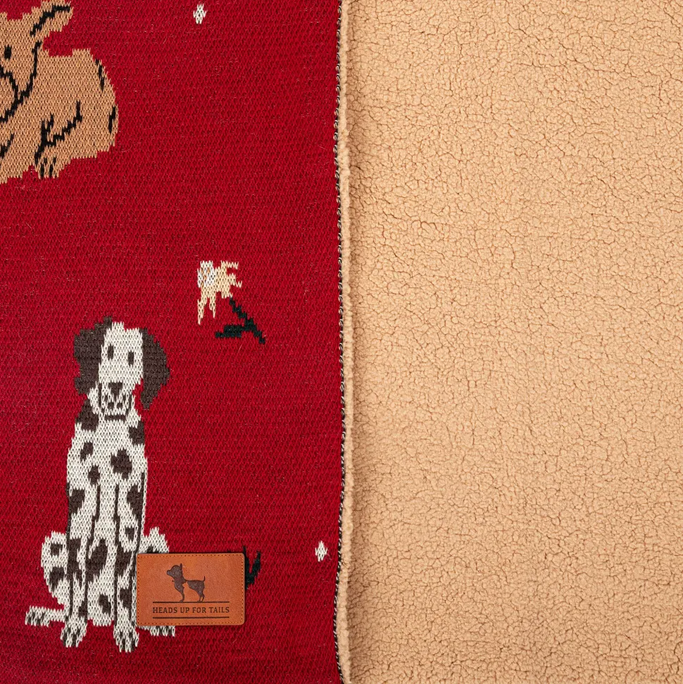 HUFT Bloom Buddies Blanket For Dog & Cat - Red
