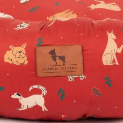 HUFT Bloom Buddies Donut Bed For Dog - Rust