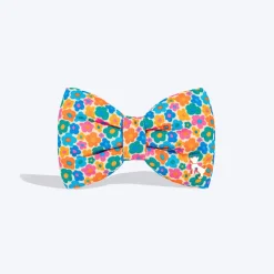 HUFT Bloomburst Printed Bow Tie For Dog - Multicolor