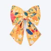 HUFT Blooming Days Printed Lady Bow Tie for Dog - Yellow