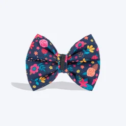 HUFT Bloomscape Printed Bow Tie for Dog - Navy