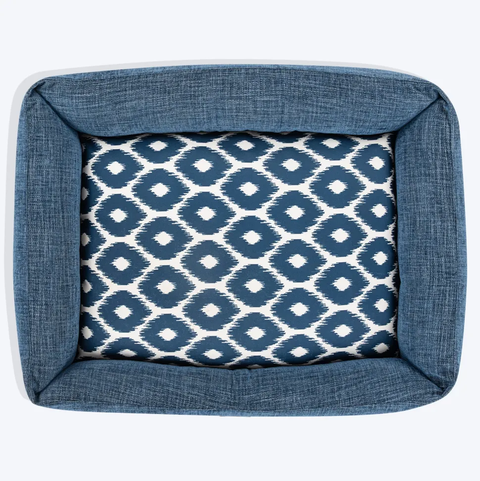 HUFT Blueloom Lounger Bed For Dog - Blue