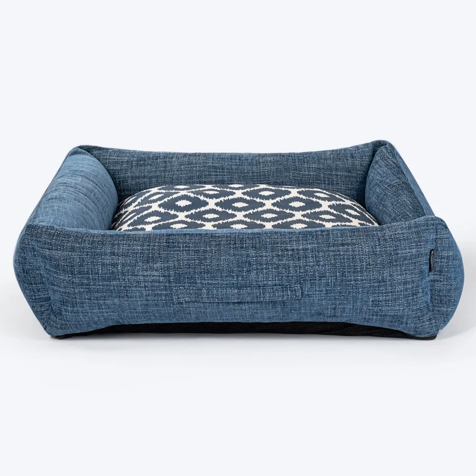 HUFT Blueloom Lounger Bed For Dog - Blue