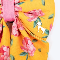 HUFT Blush Bloom Lady Bow Tie For Dog - Yellow