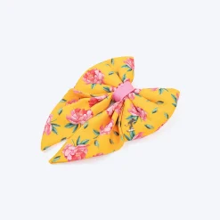 HUFT Blush Bloom Lady Bow Tie For Dog - Yellow