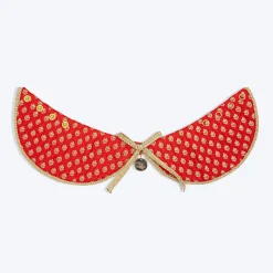 HUFT Brocade Dazzle Pet Scarf For Cat & Puppy - Red