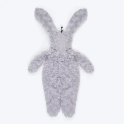 HUFT Bubbly Bunny Plush Toy For Dog - Grey