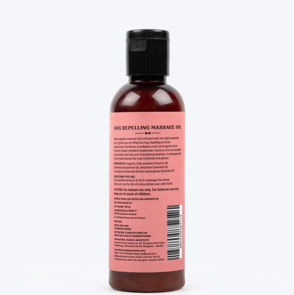 HUFT Bug Repelling Massage Oil For Adult Dogs & Pups - 100 ml