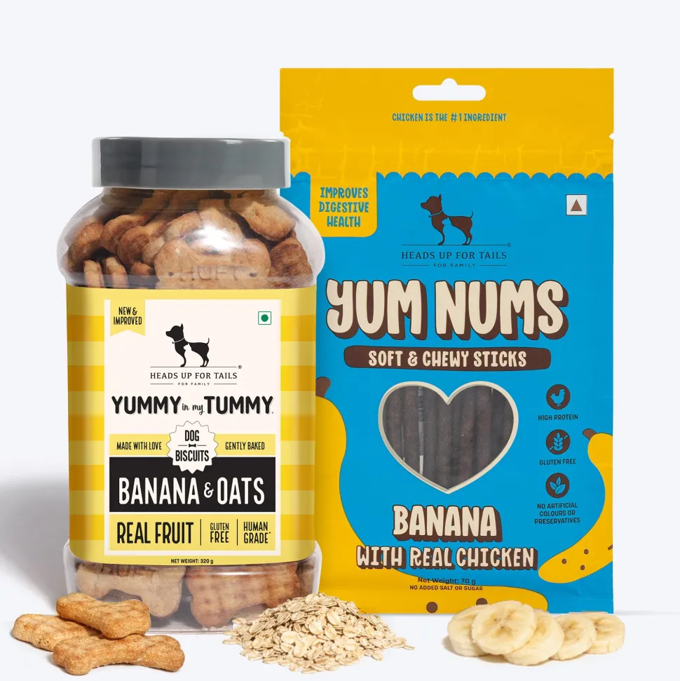 HUFT Bunch-o-Bananas Treats Combo For Dog