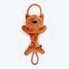 HUFT Bungee Fox Squeaky Plush Toy For Dog - Rust
