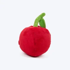 HUFT Cherrylicious Plush Toy With Ball For Dog - Red