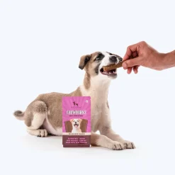 HUFT Chewbarks Dog Soft Chew Strips Treats - Grilled Duck - 30 gm