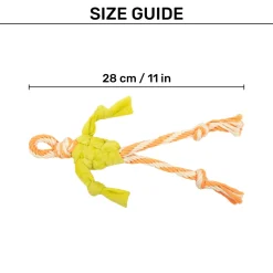 HUFT Chewbuds Mini Rope Toy for Puppies & Small Dogs - Multicolor