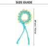 HUFT Chewsies Ring Rope Toy for Puppies & Small Dogs- Multicolor