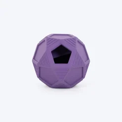 HUFT Chewtastic Bounce & Treat Ball Chew Toy For Dog - Purple