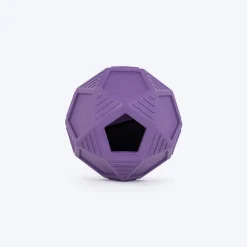 HUFT Chewtastic Bounce & Treat Ball Chew Toy For Dog - Purple