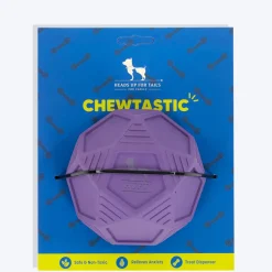 HUFT Chewtastic Bounce & Treat Ball Chew Toy For Dog - Purple