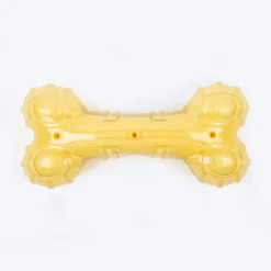HUFT Chewtastic Chomp Champ Bone Chew Toy For Dog - Yellow
