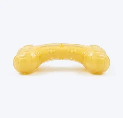 HUFT Chewtastic Chomp Champ Bone Chew Toy For Dog - Yellow