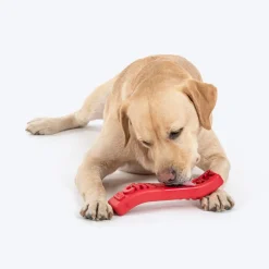 HUFT Chewtastic Chomp ’n’ Twist Chew Stick Toy For Dog - Red